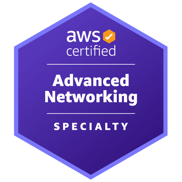 AWS Certified Advanced Networking – Specialty バッジ