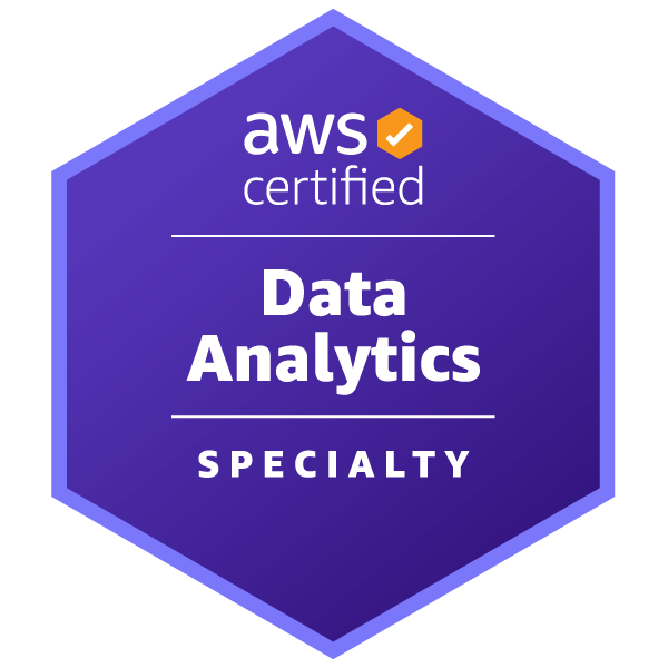 AWS Certified Data Analytics – Specialty バッジ