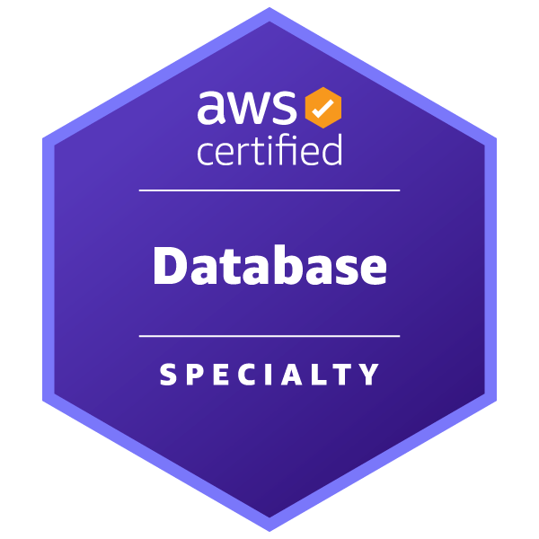 AWS Certified Database – Specialty バッジ